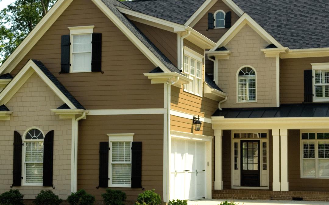 Front view of a house.